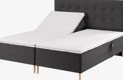 Elevationsseng 180x200 GOLD E35 Grå-41