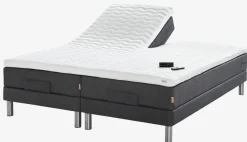 Elevationsseng 180x200 GOLD E41 latex Grå-40