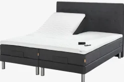 Elevationsseng 180x200 GOLD E41 latex Grå-40