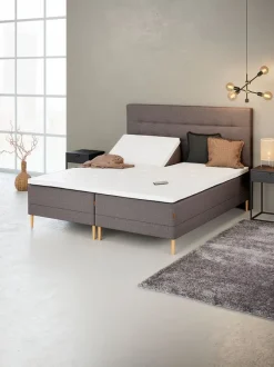 Elevationsseng 180x200 GOLD E50 memory Grå-21