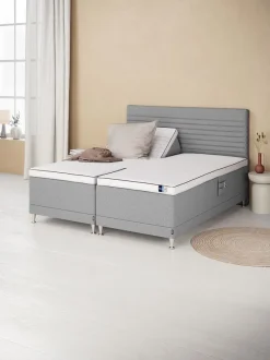 Elevationsseng 180x200 TEMPRAKON E250 Grå-42