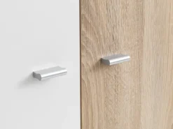 Entremøbel BELLE 2 låger hvid/eg