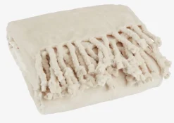 Fleeceplaid BONDEROSE 130x170 beige