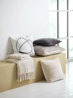 Fleeceplaid BONDEROSE 130x170 beige