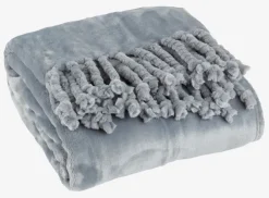 Fleeceplaid BONDEROSE 130x170 blå