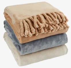 Fleeceplaid BONDEROSE 130x170 blå