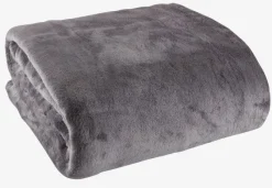 Fleeceplaid GULSKOLM 220x240 grå