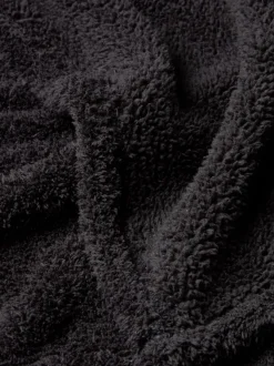 Fleeceplaid HASSELURT 130x170 sort