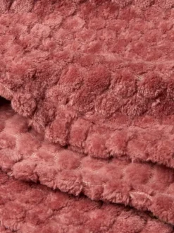 Fleeceplaid ROSENVIAL 130x160 rosa