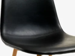 FOLDINGBRO L130 bord eg + 4 JONSTRUP stole sort/eg