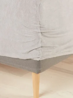 Frotté faconlagen TORA 90x200x35 grå