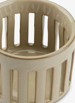 Fyrfadsstage ANDERAS Ø8xH7cm sand