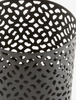 Fyrfadsstage ERLAND Ø6xH6cm sort