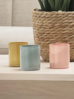 Fyrfadsstage MATS Ø6xH7cm assorteret