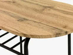 GADSTRUP L92 bord + 2 GADSTRUP stole sort/egefarve