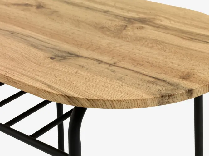 GADSTRUP L92 bord + 2 GADSTRUP stole sort/egefarve