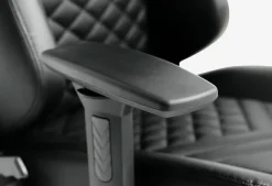 Gamer-stol ABILDAA sort kunstlæder