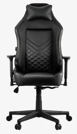 Gamer-stol ABILDAA sort kunstlæder