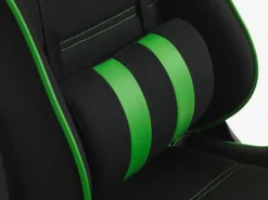 Gamer-stol LAMBJERG sort mesh/grøn