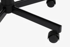 Gamer-stol LERBJERG sort/hvid kunstlæder