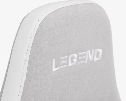 Gamer-stol NIBE hvid/beige stof