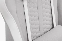 Gamer-stol NIBE hvid/beige stof