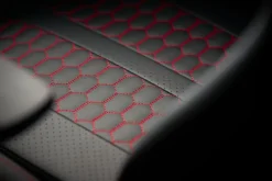 Gamer-stol NIBE sort kunstlæder/rød