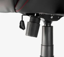 Gamer-stol NIBE sort kunstlæder/rød