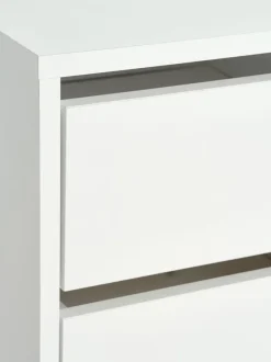 Garderobeindsats VIBY 3 skuffer hvid