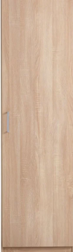 Garderobeskab FANDRUP 50x176 1 låge lys egefarve