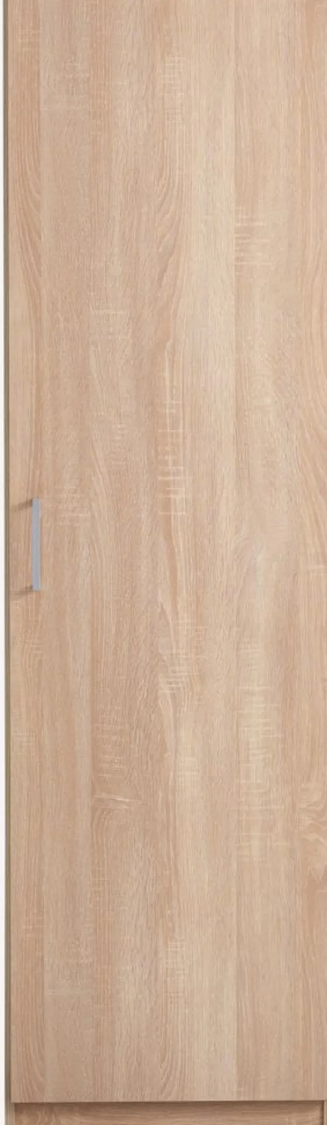 Garderobeskab FANDRUP 50x176 1 låge lys egefarve