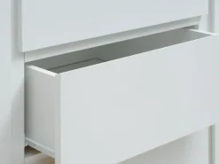 Garderobeskab LIMFJORDEN 180x200 kombi hvid