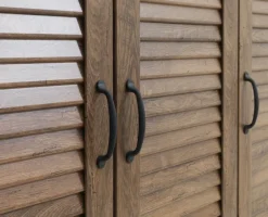 Garderobeskab MANDERUP 128x199 3 låger vild eg farve