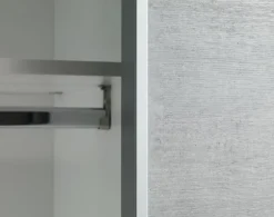 Garderobeskab TARP 120x201 beton/hvid