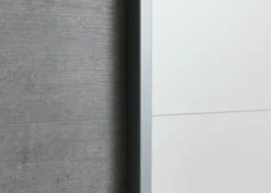 Garderobeskab TARP 120x201 beton/hvid