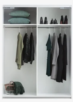 Garderobeskab TARP 151x201 højglans/hvid