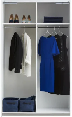 Garderobeskab TARP 120x201 hvid