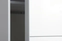 Garderobeskab TARP 151x201 m/spejl hvid