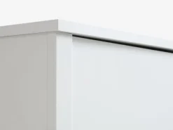 Garderobeskab VEDDE 220x197 m/spejl hvid