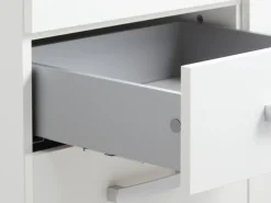 Garderobeskab VELLERUP 151x200 kombi hvid