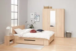 Garderobeskab VELLERUP 151x200 kombi eg