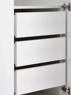 Garderobeskab VIBY 150x200 3 låger hvid