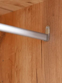 Garderobeskab VIBY 150x200 3 låger egefarve natur