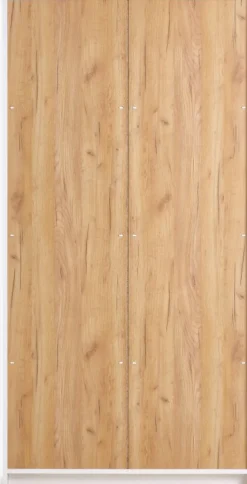 Garderobeskab VIBY 101x200 2 låger hvid