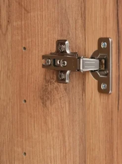 Garderobeskab VIBY 101x200 2 låger egefarve natur