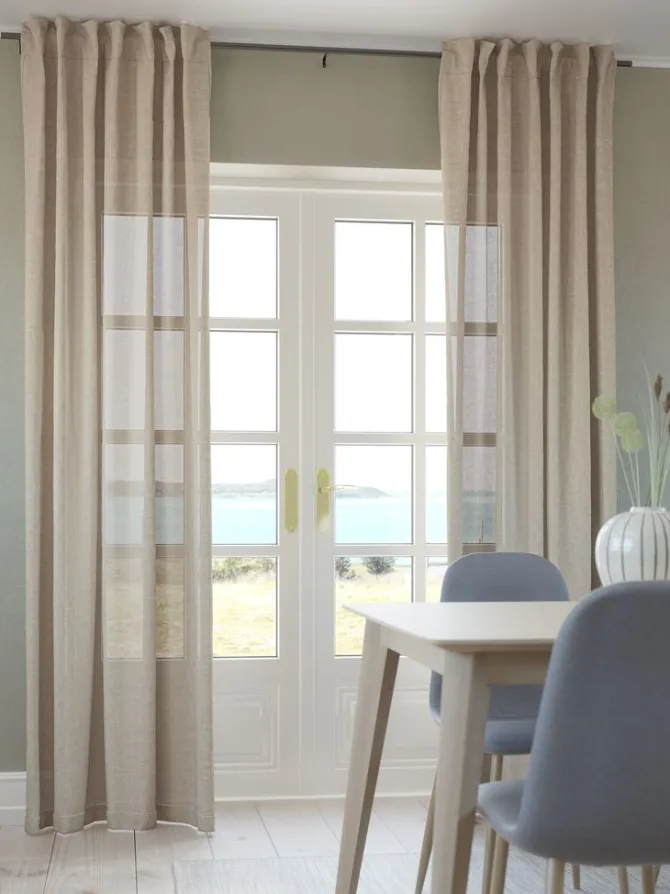 Gardin AGA 1x140x300 hørlook khaki