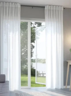 Gardin BOLMEN 1x140x300 rynkeeffekt råhvid