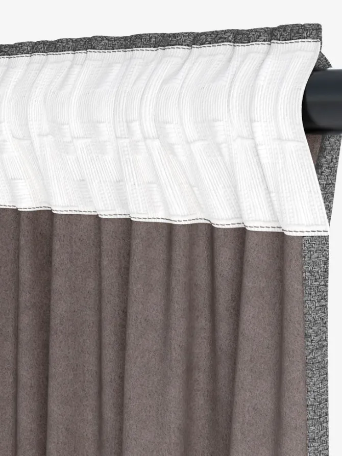 Gardin HERDLA 1x140x300 isolerende antracit