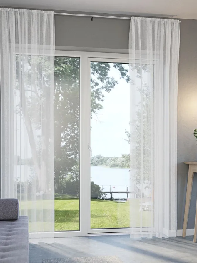 Gardin MARISKO 1x140x300 hvid