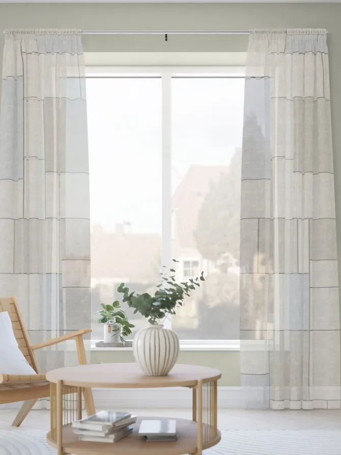 Gardin SILDA 1x140x245 grå